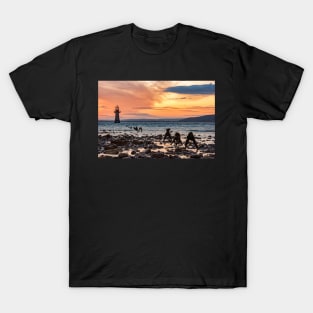 Whiteford Lighthouse, Gower, Wales T-Shirt